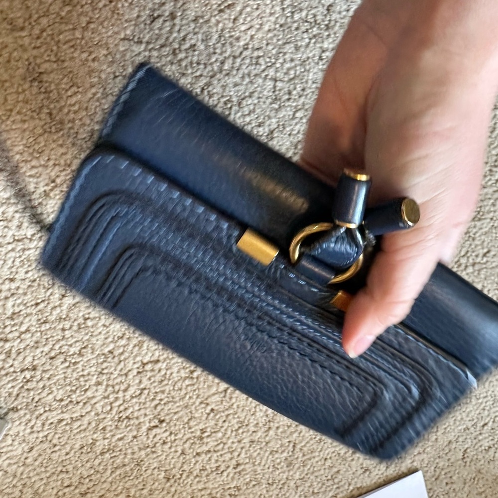 Chloe Marcie long wallet blue gold - Picture 13 of 14